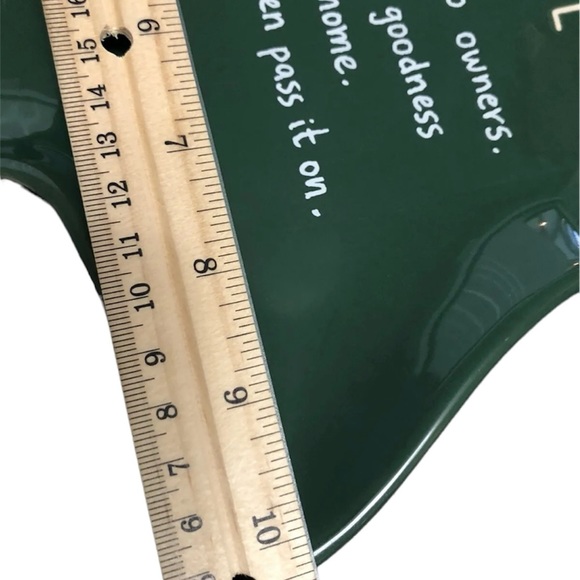 Rae Dunn By Magenta Green The Giving Plate - Picture 5 of 9